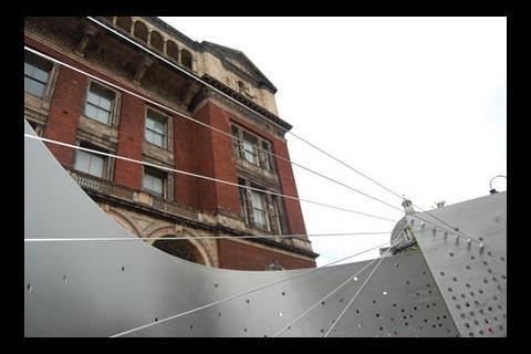 Lifschutz Davidson Sandilands’ sculptural steel installation London Festival of Architecture